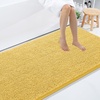 image:imageSmiry Luxury Chenille Bathroom Rugs 24x16 Extra Soft and Absorbent Shaggy Bath Mat Machine Washable NonSlip Plush Carpet Runner for Tub Shower and Floor Home Decor Accessories Sage GreenYellow