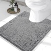 image:imageSmiry Luxury Chenille Bathroom Rugs 24x16 Extra Soft and Absorbent Shaggy Bath Mat Machine Washable NonSlip Plush Carpet Runner for Tub Shower and Floor Home Decor Accessories Sage GreenGrey