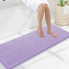 image:imageSmiry Luxury Chenille Bathroom Rugs 24x16 Extra Soft and Absorbent Shaggy Bath Mat Machine Washable NonSlip Plush Carpet Runner for Tub Shower and Floor Home Decor Accessories Sage GreenPurple