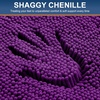 image:imageSmiry Luxury Chenille Bathroom Rugs 24x16 Extra Soft and Absorbent Shaggy Bath Mat Machine Washable NonSlip Plush Carpet Runner for Tub Shower and Floor Home Decor Accessories Sage GreenViolet