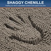 image:imageSmiry Luxury Chenille Bathroom Rugs 24x16 Extra Soft and Absorbent Shaggy Bath Mat Machine Washable NonSlip Plush Carpet Runner for Tub Shower and Floor Home Decor Accessories Sage GreenLatte