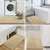 image:imageSmiry Luxury Chenille Bathroom Rugs 24x16 Extra Soft and Absorbent Shaggy Bath Mat Machine Washable NonSlip Plush Carpet Runner for Tub Shower and Floor Home Decor Accessories Sage GreenBeige