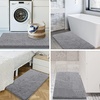 image:imageSmiry Luxury Chenille Bathroom Rugs 24x16 Extra Soft and Absorbent Shaggy Bath Mat Machine Washable NonSlip Plush Carpet Runner for Tub Shower and Floor Home Decor Accessories Sage GreenGrey