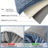 image:imageSmiry Luxury Chenille Bathroom Rugs 24x16 Extra Soft and Absorbent Shaggy Bath Mat Machine Washable NonSlip Plush Carpet Runner for Tub Shower and Floor Home Decor Accessories Sage GreenGrayish Blue