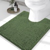 image:imageSmiry Luxury Chenille Bathroom Rugs 24x16 Extra Soft and Absorbent Shaggy Bath Mat Machine Washable NonSlip Plush Carpet Runner for Tub Shower and Floor Home Decor Accessories Sage GreenOlive Green