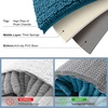 image:imageSmiry Luxury Chenille Bathroom Rugs 24x16 Extra Soft and Absorbent Shaggy Bath Mat Machine Washable NonSlip Plush Carpet Runner for Tub Shower and Floor Home Decor Accessories Sage GreenPeacock Blue
