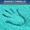 image:imageSmiry Luxury Chenille Bathroom Rugs 24x16 Extra Soft and Absorbent Shaggy Bath Mat Machine Washable NonSlip Plush Carpet Runner for Tub Shower and Floor Home Decor Accessories Sage GreenTurquoise