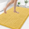 image:imageSmiry Luxury Chenille Bathroom Rugs 24x16 Extra Soft and Absorbent Shaggy Bath Mat Machine Washable NonSlip Plush Carpet Runner for Tub Shower and Floor Home Decor Accessories Sage GreenYellow