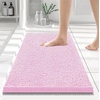 image:imageSmiry Luxury Chenille Bathroom Rugs 24x16 Extra Soft and Absorbent Shaggy Bath Mat Machine Washable NonSlip Plush Carpet Runner for Tub Shower and Floor Home Decor Accessories Sage GreenPink
