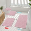 image:imageSmiry Luxury Chenille Bathroom Rugs 24x16 Extra Soft and Absorbent Shaggy Bath Mat Machine Washable NonSlip Plush Carpet Runner for Tub Shower and Floor Home Decor Accessories Sage GreenDusty Rose