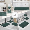 image:imageSmiry Luxury Chenille Bathroom Rugs 24x16 Extra Soft and Absorbent Shaggy Bath Mat Machine Washable NonSlip Plush Carpet Runner for Tub Shower and Floor Home Decor Accessories Sage GreenGreen