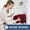 image:imageSmiry Luxury Chenille Bathroom Rugs 24x16 Extra Soft and Absorbent Shaggy Bath Mat Machine Washable NonSlip Plush Carpet Runner for Tub Shower and Floor Home Decor Accessories Sage GreenRed