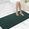 image:imageSmiry Luxury Chenille Bathroom Rugs 24x16 Extra Soft and Absorbent Shaggy Bath Mat Machine Washable NonSlip Plush Carpet Runner for Tub Shower and Floor Home Decor Accessories Sage GreenGreen
