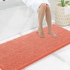 image:imageSmiry Luxury Chenille Bathroom Rugs 24x16 Extra Soft and Absorbent Shaggy Bath Mat Machine Washable NonSlip Plush Carpet Runner for Tub Shower and Floor Home Decor Accessories Sage GreenCoral