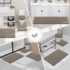 image:imageSmiry Luxury Chenille Bathroom Rugs 24x16 Extra Soft and Absorbent Shaggy Bath Mat Machine Washable NonSlip Plush Carpet Runner for Tub Shower and Floor Home Decor Accessories Sage GreenLatte