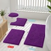 image:imageSmiry Luxury Chenille Bathroom Rugs 24x16 Extra Soft and Absorbent Shaggy Bath Mat Machine Washable NonSlip Plush Carpet Runner for Tub Shower and Floor Home Decor Accessories Sage GreenViolet