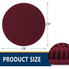 image:imageSmiry Luxury Chenille Bathroom Rugs 24x16 Extra Soft and Absorbent Shaggy Bath Mat Machine Washable NonSlip Plush Carpet Runner for Tub Shower and Floor Home Decor Accessories Sage GreenBurgundy