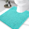 image:imageSmiry Luxury Chenille Bathroom Rugs 24x16 Extra Soft and Absorbent Shaggy Bath Mat Machine Washable NonSlip Plush Carpet Runner for Tub Shower and Floor Home Decor Accessories Sage GreenTurquoise