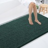 image:imageSmiry Luxury Chenille Bathroom Rugs 24x16 Extra Soft and Absorbent Shaggy Bath Mat Machine Washable NonSlip Plush Carpet Runner for Tub Shower and Floor Home Decor Accessories Sage GreenGreen
