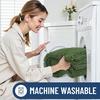 image:imageSmiry Luxury Chenille Bathroom Rugs 24x16 Extra Soft and Absorbent Shaggy Bath Mat Machine Washable NonSlip Plush Carpet Runner for Tub Shower and Floor Home Decor Accessories Sage GreenOlive Green