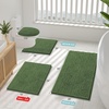 image:imageSmiry Luxury Chenille Bathroom Rugs 24x16 Extra Soft and Absorbent Shaggy Bath Mat Machine Washable NonSlip Plush Carpet Runner for Tub Shower and Floor Home Decor Accessories Sage GreenOlive Green