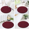 image:imageSmiry Luxury Chenille Bathroom Rugs 24x16 Extra Soft and Absorbent Shaggy Bath Mat Machine Washable NonSlip Plush Carpet Runner for Tub Shower and Floor Home Decor Accessories Sage GreenBurgundy