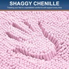 image:imageSmiry Luxury Chenille Bathroom Rugs 24x16 Extra Soft and Absorbent Shaggy Bath Mat Machine Washable NonSlip Plush Carpet Runner for Tub Shower and Floor Home Decor Accessories Sage GreenPink