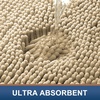 image:imageSmiry Luxury Chenille Bathroom Rugs 24x16 Extra Soft and Absorbent Shaggy Bath Mat Machine Washable NonSlip Plush Carpet Runner for Tub Shower and Floor Home Decor Accessories Sage GreenBeige