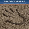 image:imageSmiry Luxury Chenille Bathroom Rugs 24x16 Extra Soft and Absorbent Shaggy Bath Mat Machine Washable NonSlip Plush Carpet Runner for Tub Shower and Floor Home Decor Accessories Sage GreenCamel