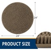 image:imageSmiry Luxury Chenille Bathroom Rugs 24x16 Extra Soft and Absorbent Shaggy Bath Mat Machine Washable NonSlip Plush Carpet Runner for Tub Shower and Floor Home Decor Accessories Sage GreenCamel