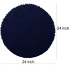 image:imageSmiry Luxury Chenille Bathroom Rugs 24x16 Extra Soft and Absorbent Shaggy Bath Mat Machine Washable NonSlip Plush Carpet Runner for Tub Shower and Floor Home Decor Accessories Sage GreenNavy Blue
