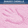 image:imageSmiry Luxury Chenille Bathroom Rugs 24x16 Extra Soft and Absorbent Shaggy Bath Mat Machine Washable NonSlip Plush Carpet Runner for Tub Shower and Floor Home Decor Accessories Sage GreenPink