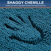 image:imageSmiry Luxury Chenille Bathroom Rugs 24x16 Extra Soft and Absorbent Shaggy Bath Mat Machine Washable NonSlip Plush Carpet Runner for Tub Shower and Floor Home Decor Accessories Sage GreenPeacock Blue
