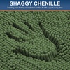 image:imageSmiry Luxury Chenille Bathroom Rugs 24x16 Extra Soft and Absorbent Shaggy Bath Mat Machine Washable NonSlip Plush Carpet Runner for Tub Shower and Floor Home Decor Accessories Sage GreenOlive Green