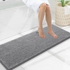 image:imageSmiry Luxury Chenille Bathroom Rugs 24x16 Extra Soft and Absorbent Shaggy Bath Mat Machine Washable NonSlip Plush Carpet Runner for Tub Shower and Floor Home Decor Accessories Sage GreenGrey