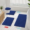 image:imageSmiry Luxury Chenille Bathroom Rugs 24x16 Extra Soft and Absorbent Shaggy Bath Mat Machine Washable NonSlip Plush Carpet Runner for Tub Shower and Floor Home Decor Accessories Sage GreenRoyal Blue