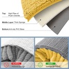 image:imageSmiry Luxury Chenille Bathroom Rugs 24x16 Extra Soft and Absorbent Shaggy Bath Mat Machine Washable NonSlip Plush Carpet Runner for Tub Shower and Floor Home Decor Accessories Sage GreenYellow