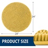 image:imageSmiry Luxury Chenille Bathroom Rugs 24x16 Extra Soft and Absorbent Shaggy Bath Mat Machine Washable NonSlip Plush Carpet Runner for Tub Shower and Floor Home Decor Accessories Sage GreenYellow