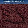 image:imageSmiry Luxury Chenille Bathroom Rugs 24x16 Extra Soft and Absorbent Shaggy Bath Mat Machine Washable NonSlip Plush Carpet Runner for Tub Shower and Floor Home Decor Accessories Caramel Red