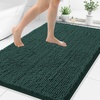 image:imageSmiry Luxury Chenille Bathroom Rugs 24x16 Extra Soft and Absorbent Shaggy Bath Mat Machine Washable NonSlip Plush Carpet Runner for Tub Shower and Floor Home Decor Accessories Sage GreenGreen