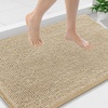 image:imageSmiry Luxury Chenille Bathroom Rugs 24x16 Extra Soft and Absorbent Shaggy Bath Mat Machine Washable NonSlip Plush Carpet Runner for Tub Shower and Floor Home Decor Accessories Sage GreenBeige