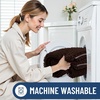image:imageSmiry Luxury Chenille Bathroom Rugs 30x18 Extra Soft and Absorbent Shaggy Bath Mat Machine Washable NonSlip Plush Carpet Runner for Tub Shower and Floor Home Decor Accessories Brown