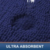 image:imageSmiry Luxury Chenille Bathroom Rugs 30x20 Extra Soft and Absorbent Shaggy Bath Mat Machine Washable NonSlip Plush Carpet Runner for Tub Shower and Floor Home Decor Accessories Deep Navy Blue