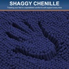 image:imageSmiry Luxury Chenille Bathroom Rugs 30x20 Extra Soft and Absorbent Shaggy Bath Mat Machine Washable NonSlip Plush Carpet Runner for Tub Shower and Floor Home Decor Accessories Deep Navy Blue