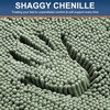 image:imageSmiry Luxury Chenille Bathroom Rugs 32x20 Extra Soft and Absorbent Shaggy Bath Mat Machine Washable NonSlip Plush Carpet Runner for Tub Shower and Floor Home Decor Accessories Sage Green