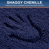 image:imageSmiry Luxury Chenille Bathroom Rugs 32x20 Extra Soft and Absorbent Shaggy Bath Mat Machine Washable NonSlip Plush Carpet Runner for Tub Shower and Floor Home Decor Accessories Navy Blue
