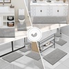 image:imageSmiry Luxury Chenille Bathroom Rugs 32x20 Extra Soft and Absorbent Shaggy Bath Mat Machine Washable NonSlip Plush Carpet Runner for Tub Shower and Floor Home Decor Accessories Light Grey