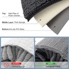 image:imageSmiry Luxury Chenille Bathroom Rugs 32x20 Extra Soft and Absorbent Shaggy Bath Mat Machine Washable NonSlip Plush Carpet Runner for Tub Shower and Floor Home Decor Accessories Charcoal Grey
