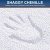 image:imageSmiry Luxury Chenille Bathroom Rugs 32x20 Extra Soft and Absorbent Shaggy Bath Mat Machine Washable NonSlip Plush Carpet Runner for Tub Shower and Floor Home Decor Accessories White