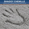 image:imageSmiry Luxury Chenille Bathroom Rugs 32x20 Extra Soft and Absorbent Shaggy Bath Mat Machine Washable NonSlip Plush Carpet Runner for Tub Shower and Floor Home Decor Accessories Light Grey